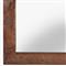 Briella Modern Classic Dark Brown Burl Wood Rectangular Wall Mirror