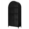 Gabriel Modern Classic Black Iron Arched Display Case