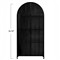 Gabriel Modern Classic Black Iron Arched Display Case