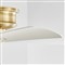 Visual Comfort Subway Modern Matte White Blades Antique Brass Ceiling Fan - 56&quot;