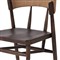 Tanner Updated Traditional Brown Oak Wood Woven Dining Side Chair