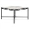 Emeline Albarium Dekton Black Iron Outdoor Dining Table - 48&quot;
