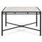 Emeline Albarium Dekton Black Iron Outdoor Dining Table - 48&quot;