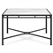 Emeline Helena Dekton Black Iron Square Outdoor Dining Table - 48&quot;