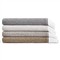 Wells Light Grey Herringbone Textured Indoor / Outdoor Throw Blanket