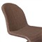 Ivanna Coastal Beach Dark Brown Woven Wicker Outdoor Dining Chair
