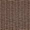 Ivanna Coastal Beach Dark Brown Woven Wicker Outdoor Rocking Chair