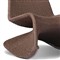 Ivanna Coastal Beach Dark Brown Woven Wicker Outdoor Rocking Chair