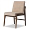 Ali Mid Century Modern Beige Performance Wood Dining Chair