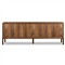 Nery Rustic Lodge Brown Walnut Wood Sideboard