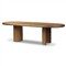 Paris Rustic Lodge Brown Acacia Oval Extendable Dining Table - 84-104&quot;