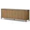 Bonnie Rustic Lodge Brown Oak Sideboard