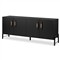 Matthew Modern Classic Black Oak Wood Sideboard