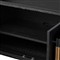 Matthew Modern Classic Black Oak Wood Sideboard