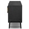 Matthew Modern Classic Black Oak Wood Sideboard