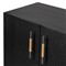 Matthew Modern Classic Black Oak Wood Sideboard