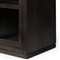 Harvey Updated Traditional Brown Oak Arched Display Cabinet