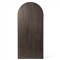 Harvey Updated Traditional Brown Oak Arched Display Cabinet