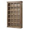 Dawson Updated Traditional Brown Oak Display Cabinet