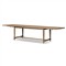 Blaine Updated Traditional Brown Oak Extendable Dining Table - 88-124&quot;