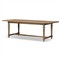 Blaine Updated Traditional Brown Oak Extendable Dining Table - 88-124&quot;