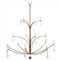 Giselle Traditional Quartz Crystal Aged Gold 3 Tier Chandelier