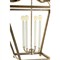 Freya French Country Palmetto Antique Gold Steel Lantern