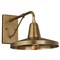 Jensen Traditional Antique Brass Outdoor Armed Wall Sconce