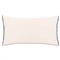 Elyra French Country Beige Cotton Floral Decorative Lumbar Pillow - 15x26