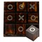 Theron Traditional Tortoise Shell Resin Tic Tac Toe Set