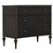 Andrea French Country Dark Brown Oak Wood Chest