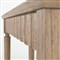 Peterson Updated Traditional Natural Brown Wood Rectangular Console Table - 41&quot;