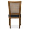 Iona Updated Traditional Brown Cane Wood Dining Chair