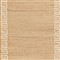 Maisha Coastal Beach Ivory Border Patterned Rug - 3&#39;6&quot;x5&#39;6&quot;
