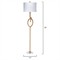 Yvonne Coastal Beach Natural Rope Knot Floor Lamp