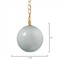 Azrael Modern Classic Blue Glass Sphere Pendant