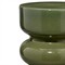 Peter Coastal Beach Green Glass Outdoor Garden Stool