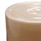 Claudia Coastal Beach Taupe Glass Outdoor Garden Stool