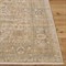 Atlee Updated Traditional Beige Wool Oushak Patterned Rug - 6&#39;5&quot;x8&#39;10&quot;