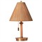 Belle Coastal Beach Natural Rattan Mini Table Lamp