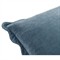 Stella French Country Dark Blue Cotton Scallop Throw Pillow - 18x18