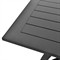 Madelle Modern Classic Black Aluminum Rectangular Outdoor Dining Table - 96&quot;
