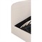 Jezreel Modern Classic Cream Slipcovered Storage Bed - Queen