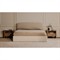 Jezreel Modern Classic Cream Slipcovered Storage Bed - Queen