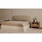 Jezreel Modern Classic Cream Slipcovered Storage Bed - Queen