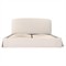 Jezreel Modern Classic Cream Slipcovered Storage Bed - Queen