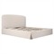 Jezreel Modern Classic Cream Slipcovered Storage Bed - Queen