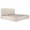 Jezreel Modern Classic Cream Slipcovered Storage Bed - Queen