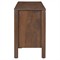 Bella Modern Classic Brown Mango Wood Scalloped Sideboard - 60&quot;