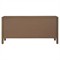 Bella Modern Classic Brown Mango Wood Scalloped Double Dresser